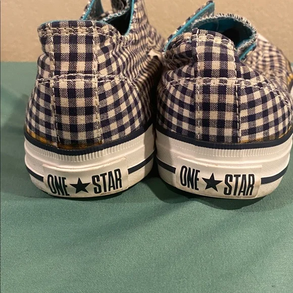 Converse One Star Gingham slip-on - Picture 4 of 10